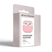 Чохол для навушників Armorstandart Ultrathin Silicone Case для Apple AirPods 3 Pink (ARM60288) (UA)