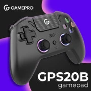 Геймпад GamePro 2.4G/BT 5.1/USB (Switch/PC/PS/iOS/Android) RGB Black (GPS20B) (UA)