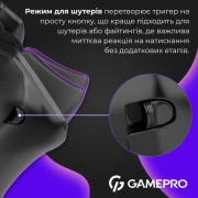 Геймпад GamePro 2.4G/BT 5.1/USB (Switch/PC/PS/iOS/Android) RGB Black (GPS20B) (UA)