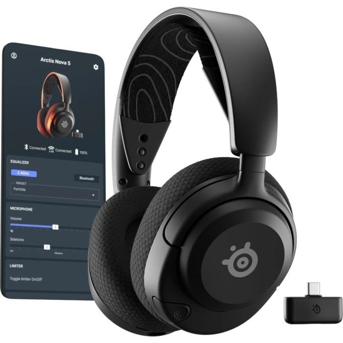Навушники SteelSeries Arctis Nova 5 MultiPlatform Black (61670) (UA) Призначення: для телевізора, для