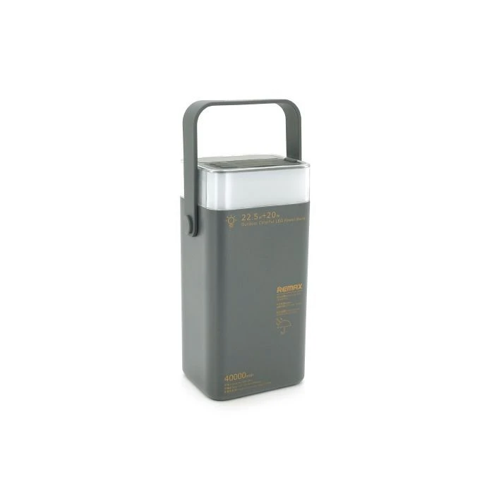 Remax 40000mAh, 22.5W, PD+QC, 2*USB+2*Type-C, Gray (RPP-596) (UA) Основне; Призначення: для