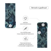 Ремешок для смарт-часов Armorstandart Milanese Loop для Apple Watch 42 (Series 11-10)/41/40/38 Military Blue (ARM52953) (UA)