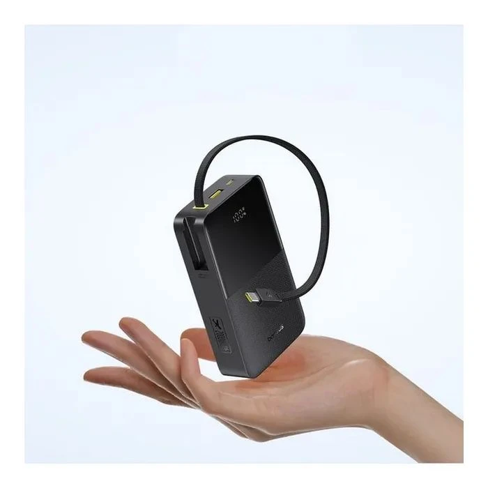 Baseus EnerFill FC51 Bipow2 Pro 20000mAh 22,5W build-in cable USB-C black (E0027701) (UA)