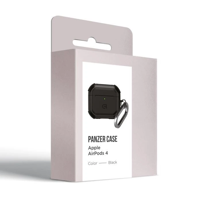 Чохол для навушників Armorstandart Panzer для Apple Airpods 4 Black (ARM82552) (UA)