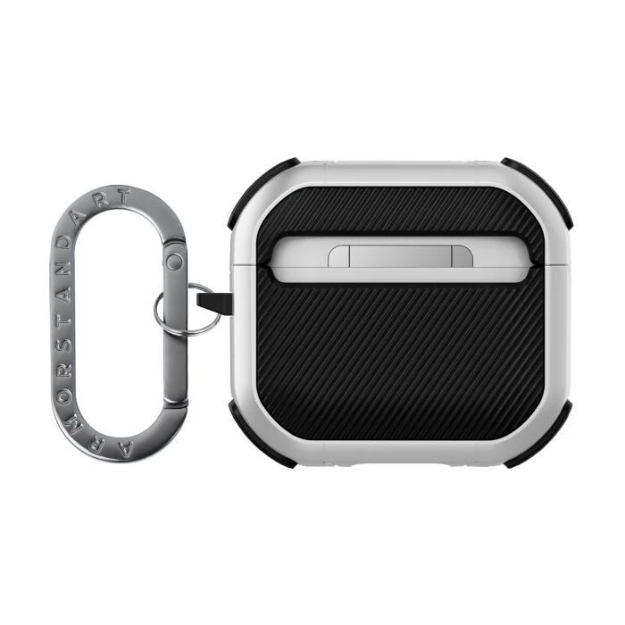 Чохол для навушників Armorstandart Panzer для Apple Airpods 4 White (ARM82553) (UA)