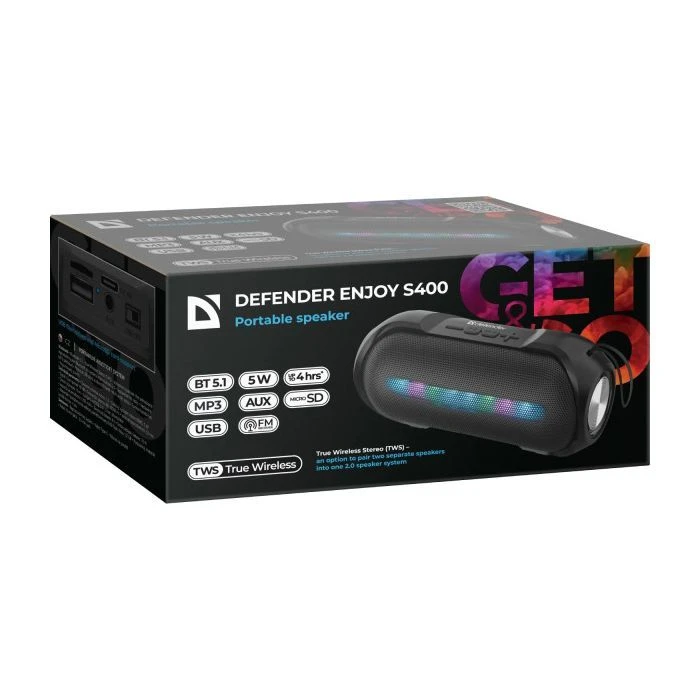 Defender Enjoy S400 Black (65399) (UA)