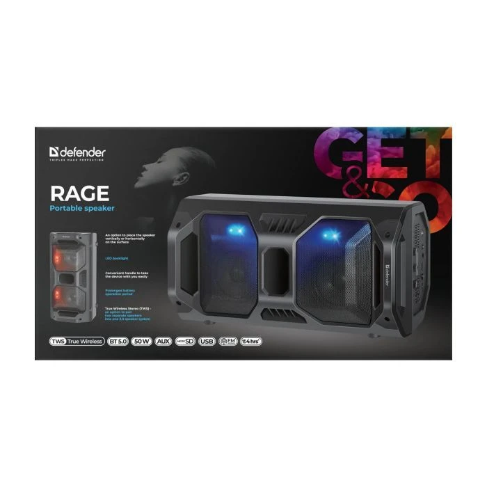 Defender Rage Black (65109) (UA)