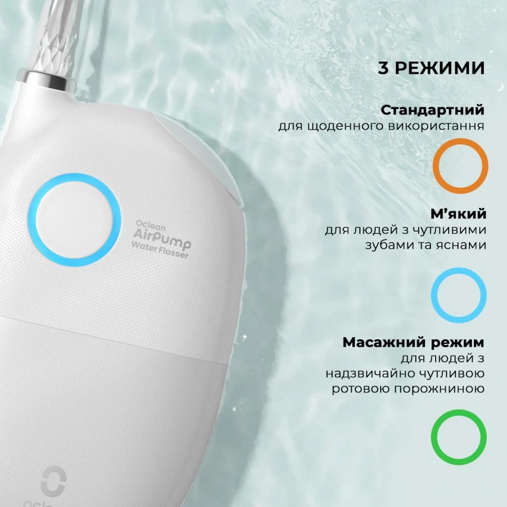 Ирригатор Xiaomi Oclean A10 Oral Irrigator (2 насадки) White