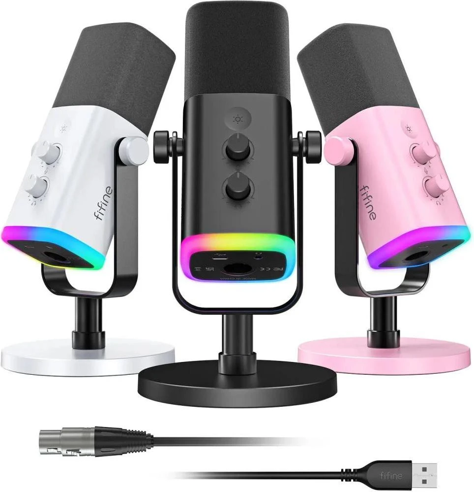 Микрофон Fifine AmpliGame AM8 Black