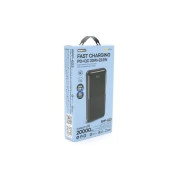 Remax 20000mAh, 22.5W, 2*USB+Type-C, Black (RPP-623) (UA)