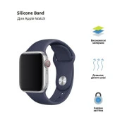 Ремешок для смарт-часов Armorstandart Sport Band (3 Straps) для Apple Watch 42 (Series 11-10)/41/40/38 Denim Blue (ARM51940) (UA)