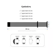 Ремешок для смарт-часов Armorstandart Sport Band (3 Straps) для Apple Watch 49/46/45/44/42 (Series 1-3) Yellow (ARM49073) (UA)