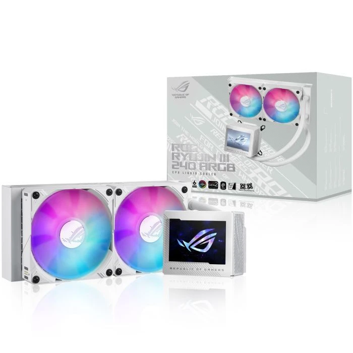 Система жидкостного охлаждения ASUS ROG Ryujin III 240 ARGB White Edition (90RC00K2-M0UAY0) (UA)
