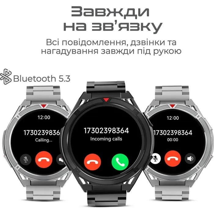 Смарт-годинники HiFuture active black-yellow (active.black-yellow) (UA) ; Форма годин: круглі; Операційна