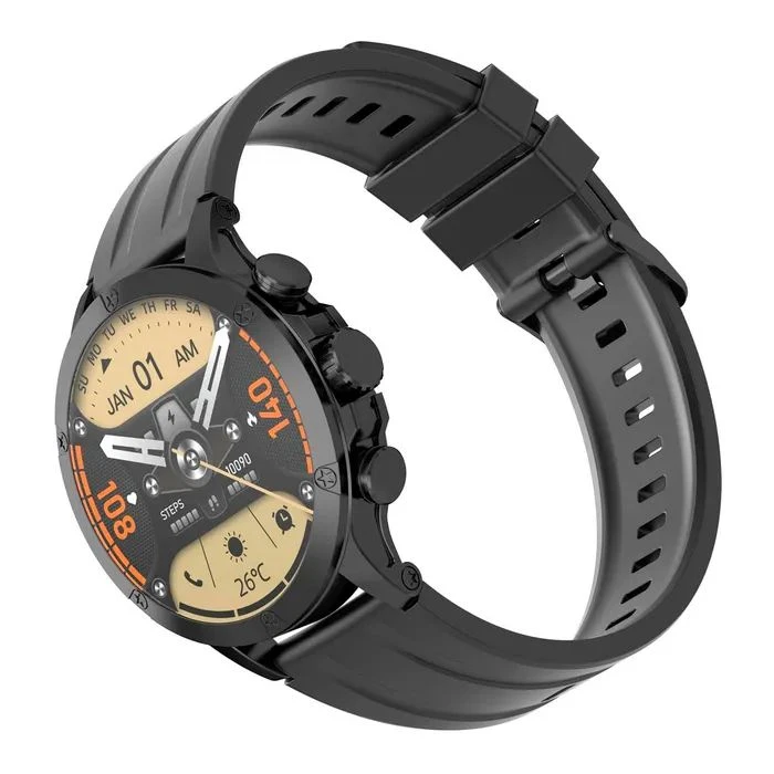 Смарт-годинники iMiki XPLORER Pro Black Silicone strap (ESW-XPLORER Pro-B) (UA) ; Форма годинників: круглі;