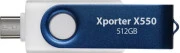 PATRIOT 512 GB Xporter X550 USB 3.2 Gen 1 Type-A+C (PS512GX550AAD) (UA)