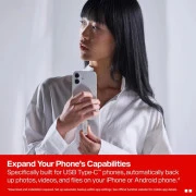 SanDisk 128 GB Phone Drive USB-C Arctic White (SDIXS0N-128G-GN6NE) (UA)