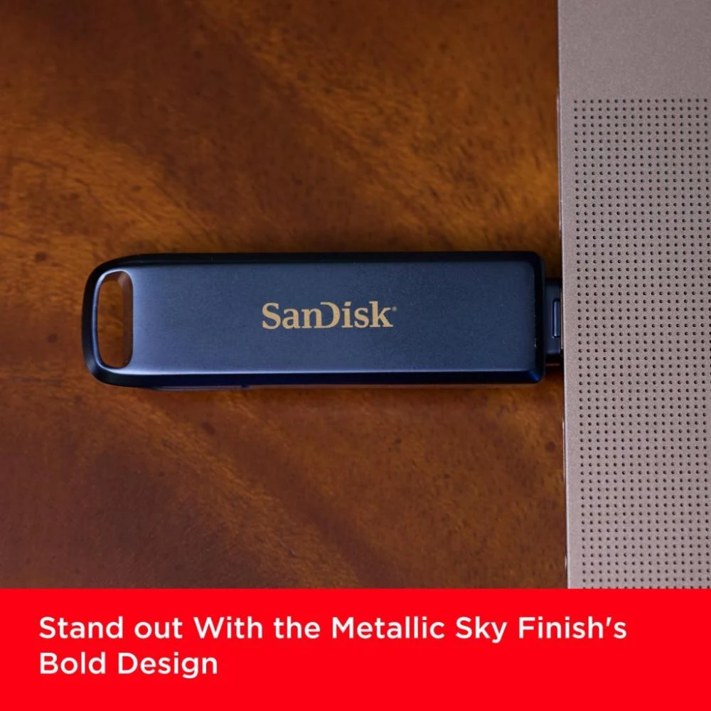 SanDisk 128 GB Phone Drive Lightning/USB-C3.2 Metallic Sky (SDIXD0N-128G-GN6NE) (UA) Бренд: SanDisk; Інтерфейс: USB 3.2 Gen 1;