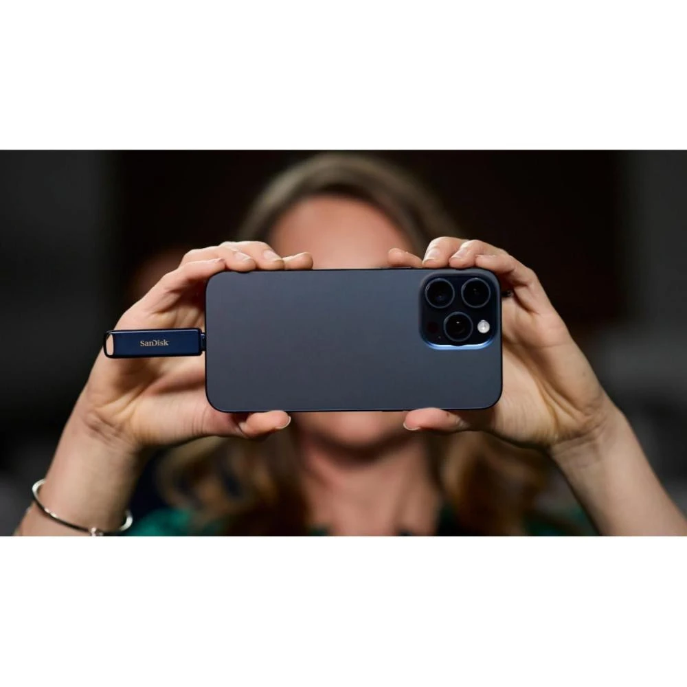 SanDisk 128 GB Phone Drive Lightning/USB-C3.2 Metallic Sky (SDIXD0N-128G-GN6NE) (UA) Бренд: SanDisk; Інтерфейс: USB 3.2 Gen 1;