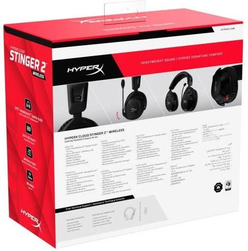 Наушники с микрофоном HyperX Cloud Stinger 2 Wireless Black (676A2AA) Бренд: HyperX; Способ подключения: