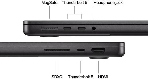 Apple MacBook Pro 14 M4 Max 48/2TB Space Black Late 2024 (Z1FE0052V, Z1FE000NQ) Бренд: Apple; Лінійка: MacBook Pro 14 Late