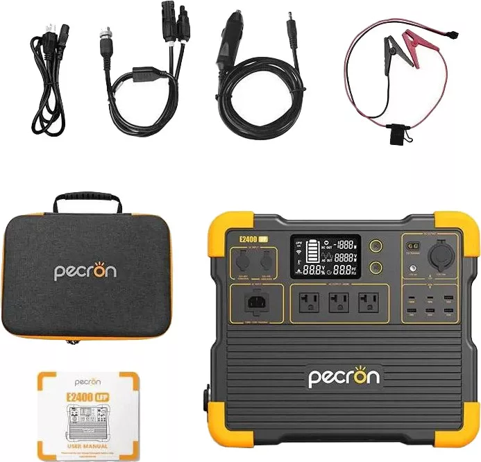 Зарядная станция Pecron E2400LFP Бренд: Pecron; Розетка AC 230В: 2; USB Type-C: