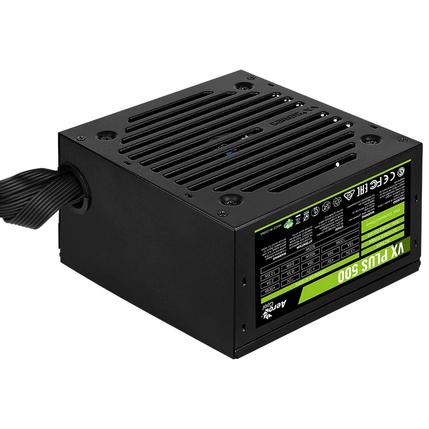 AeroCool VX Plus Stealth 500 (ACPN-VS50NEY.12) 500W (UA) Форм-фактор: ATX; Мощность: 500 Вт;