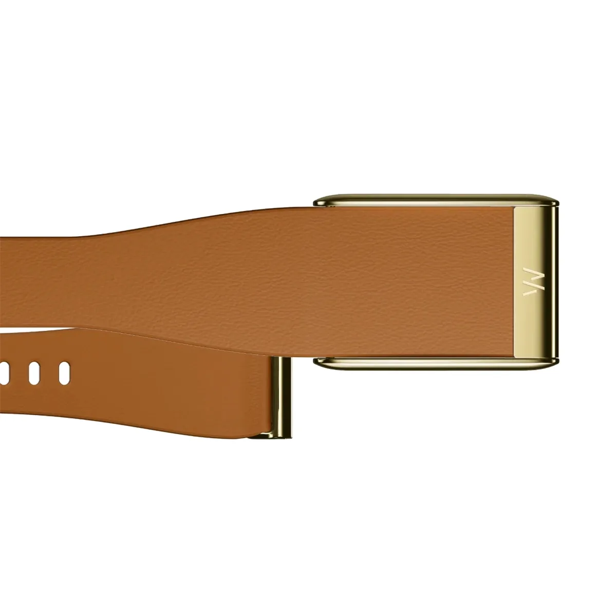 Ремінець WHOOP LeatherLuxe Tapered Band | Camel with Gold - Size S для WHOOP 5.0 (810114362174) Бренд: WHOOP / Сумісність ремінця: