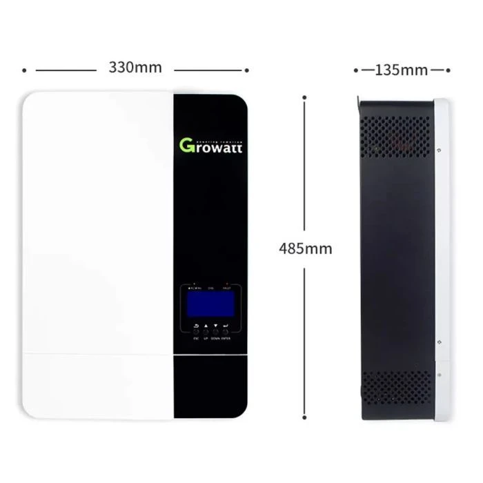 Солнечный инвертор Growatt SPF3500ES 3500W (SPF3500ES) (UA) Тип инвертора: гибридный;