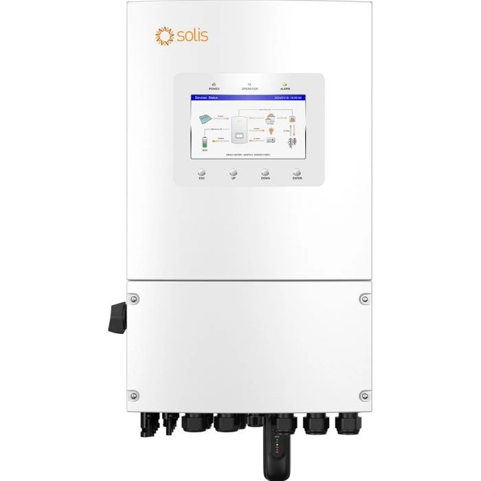 Солнечный инвертор Solis S6 5kW (S6-EH1P5K-L-PLUS) (UA) Тип инвертора: гибридный;