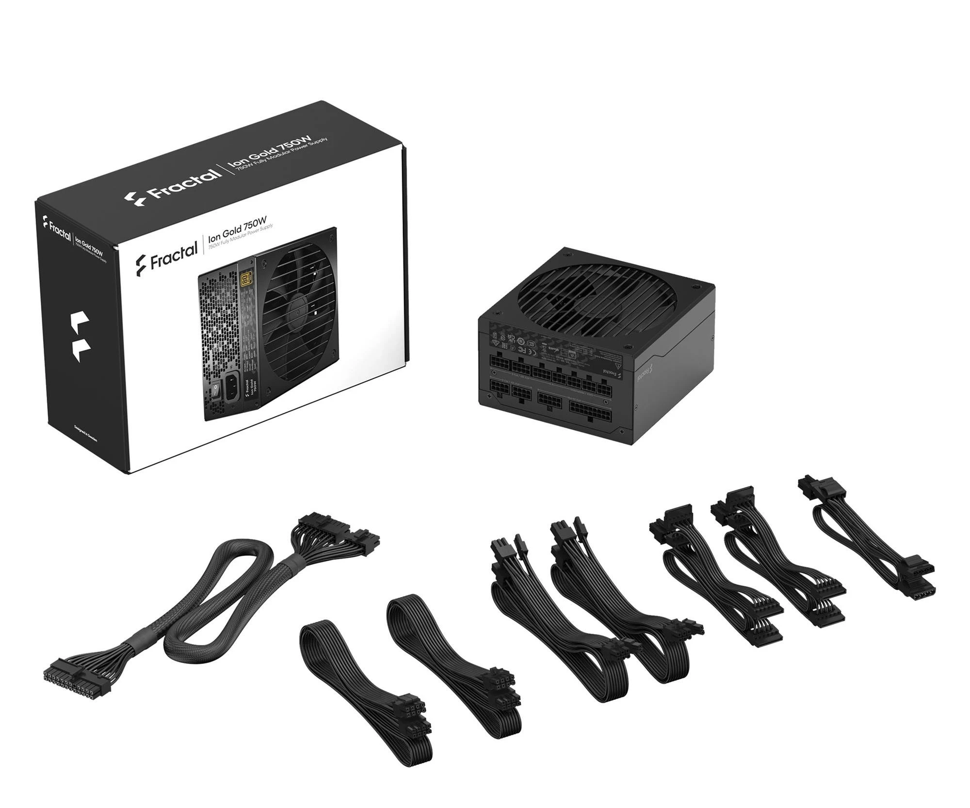 Fractal Design Ion 3 Gold 750W 80 Plus Gold (FD-P-IA3G-750) EU Максимальна потужність, Вт: 750