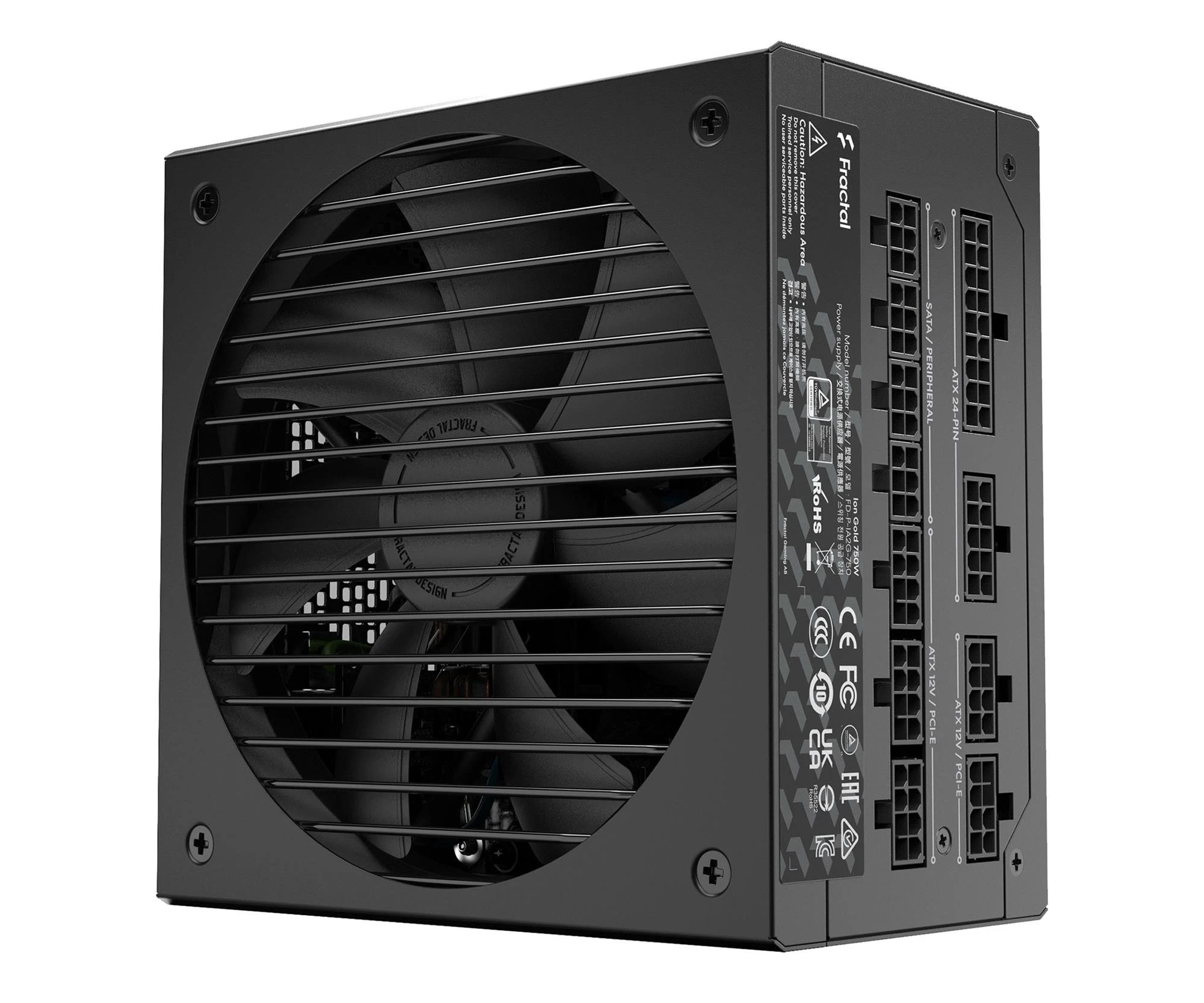 Fractal Design Ion 3 Gold 750W 80 Plus Gold (FD-P-IA3G-750) EU Максимальна потужність, Вт: 750