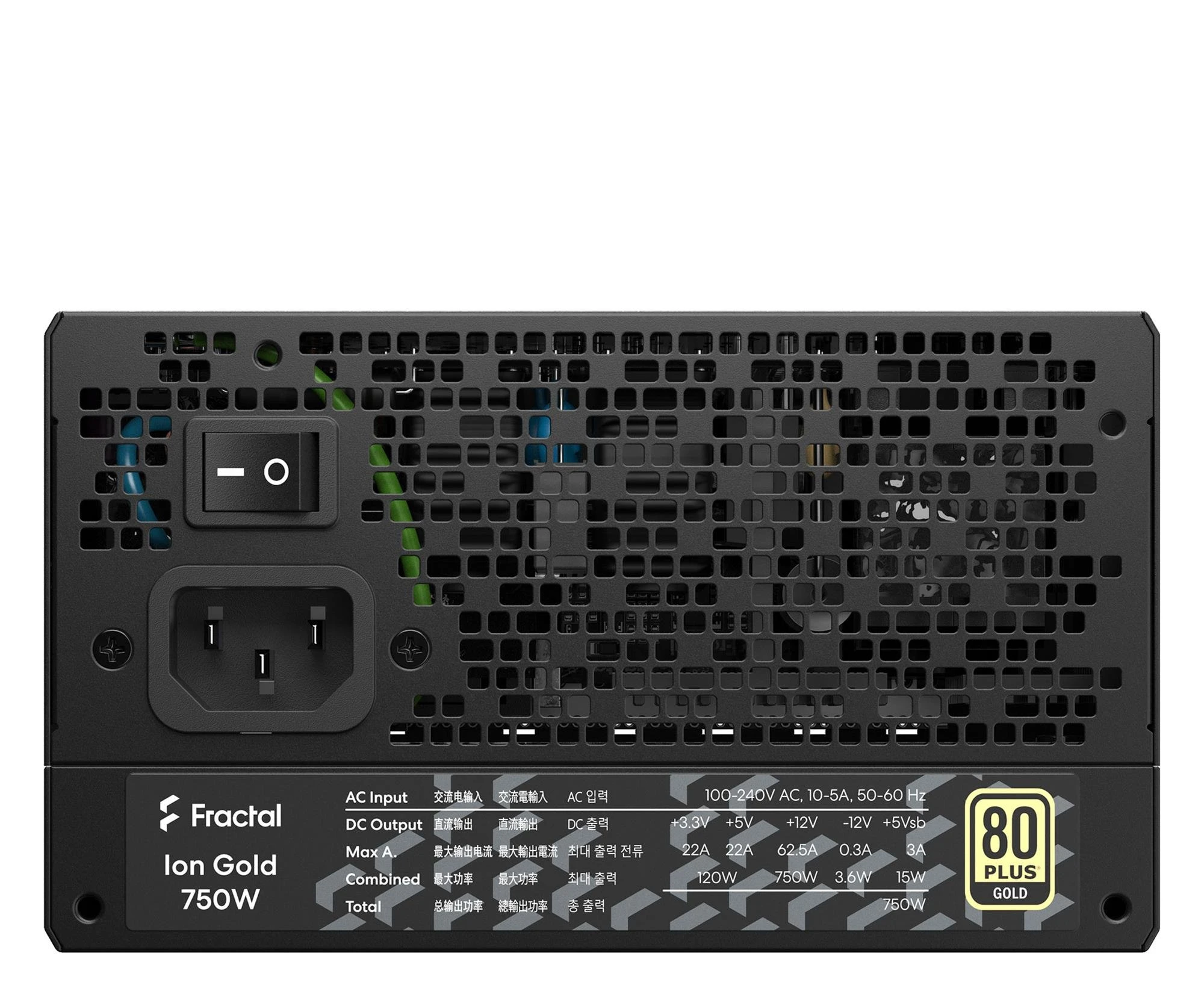 Fractal Design Ion 3 Gold 750W 80 Plus Gold (FD-P-IA3G-750) EU