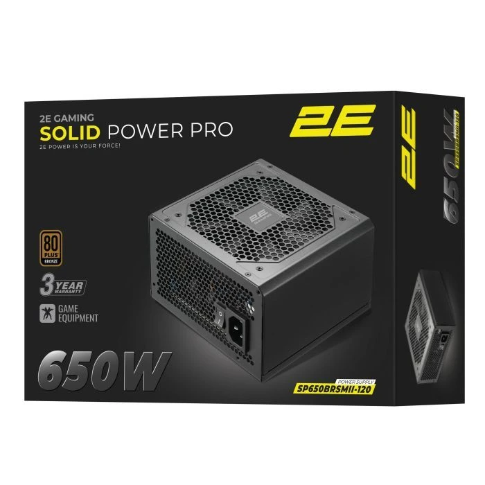 2E 650W Solid Power Pro ATX3.1 GEN5.0 (2E-SP650BRSMII-120) (UA)