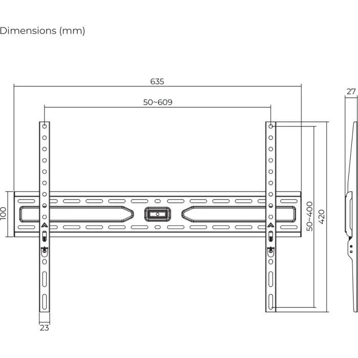 Brateck KL36-46F (UA) Призначення: для телевізора;