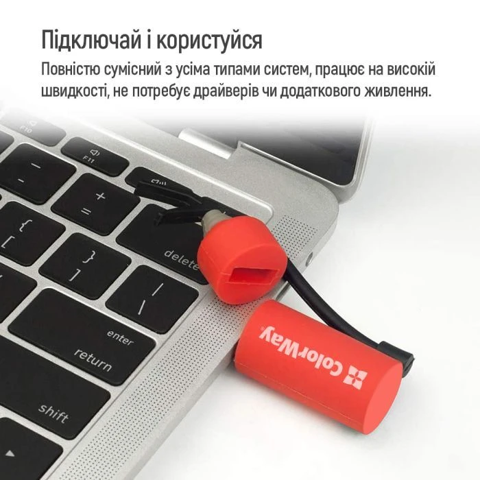 ColorWay Fire 32 GB USB 3.0 Red (CW-USBFE32) (UA)