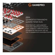 GamePro Genesis Joker Pro MK124G Pro Outemu Red Switch Wireless/Bluetooth/USB UA Gray (MK124G Pro) (UA)