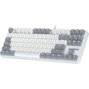 GamePro Genesis Metallic MK110W Outemu Red Switch USB UA White (MK110W) (UA)