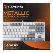 GamePro Genesis Metallic MK110W Outemu Red Switch USB UA White (MK110W) (UA)