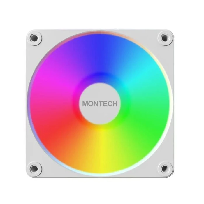 Кулер для корпусу MONTECH GF120R V2 ARGB PWM (W) (UA) Колір: білий;