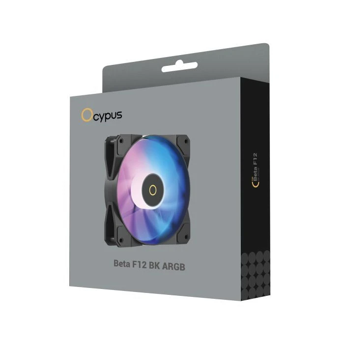 Кулер для корпусу OCYPUS BETA F12 BK ARGB (BETA-F12-BK1AM00X-GL) (UA)