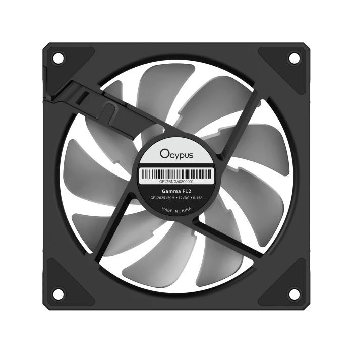 Кулер для корпусу OCYPUS GAMMA F12 BK ARGB (GAMMA-F12-BK1AM00X-GL) (UA)