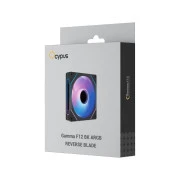 Кулер для корпуса OCYPUS GAMMA F12 BK ARGB REVERSE BLADE (GAMMA-F12-BK1AM01X-GL) (UA)