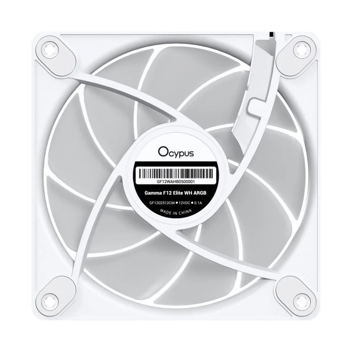 Кулер для корпуса OCYPUS GAMMA F12 ELITE WH A (GAMMA-F12-WH3AM00E-GL) (UA)