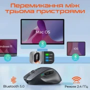 Meetion BTM007 Wireless/Bluetooth Gray (MT-BTM007-W) (UA)