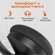 Навушники Meetion HP002U Black/Orange (MT-HP002U-A) (UA)