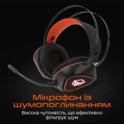 Навушники Meetion HP020 Black/Orange (MT-HP020-A) (UA)