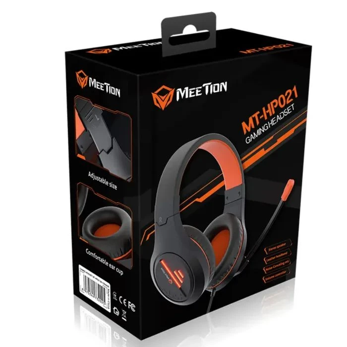 Наушники Meetion HP021 Black/Orange (MT-HP021-A) (UA)