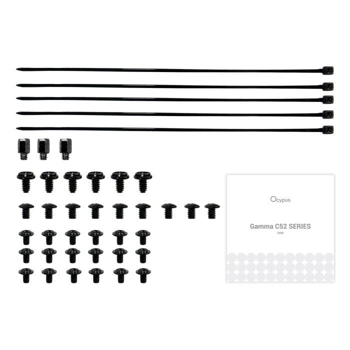 OCYPUS GAMMA C52 BK ARGB (GAMMA-C52-BKD300XX-GL) (UA) Типоразмер: Minitower; Способ