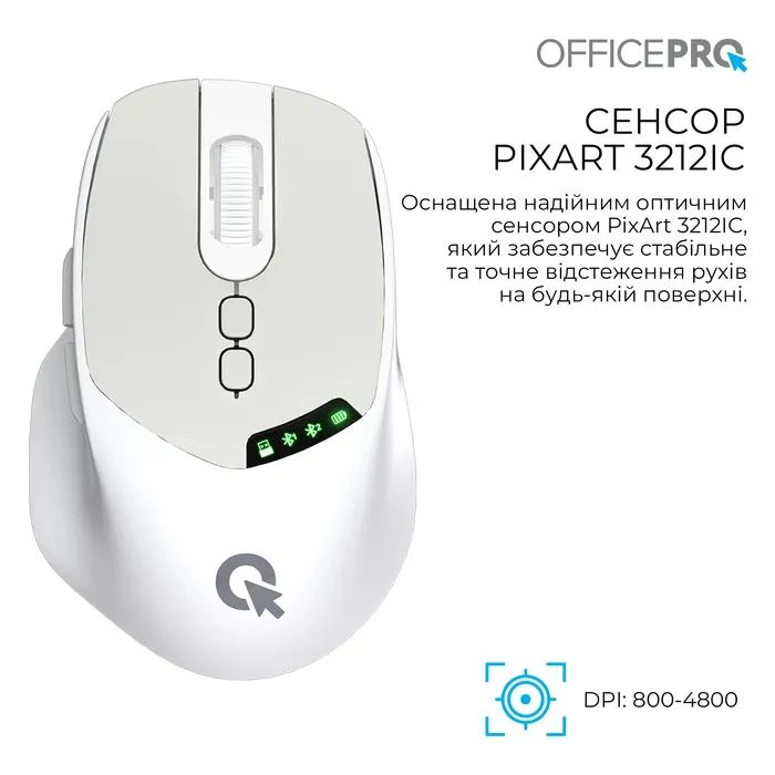 OfficePro M520W Wireless/Bluetooth White (M520W) (UA)
